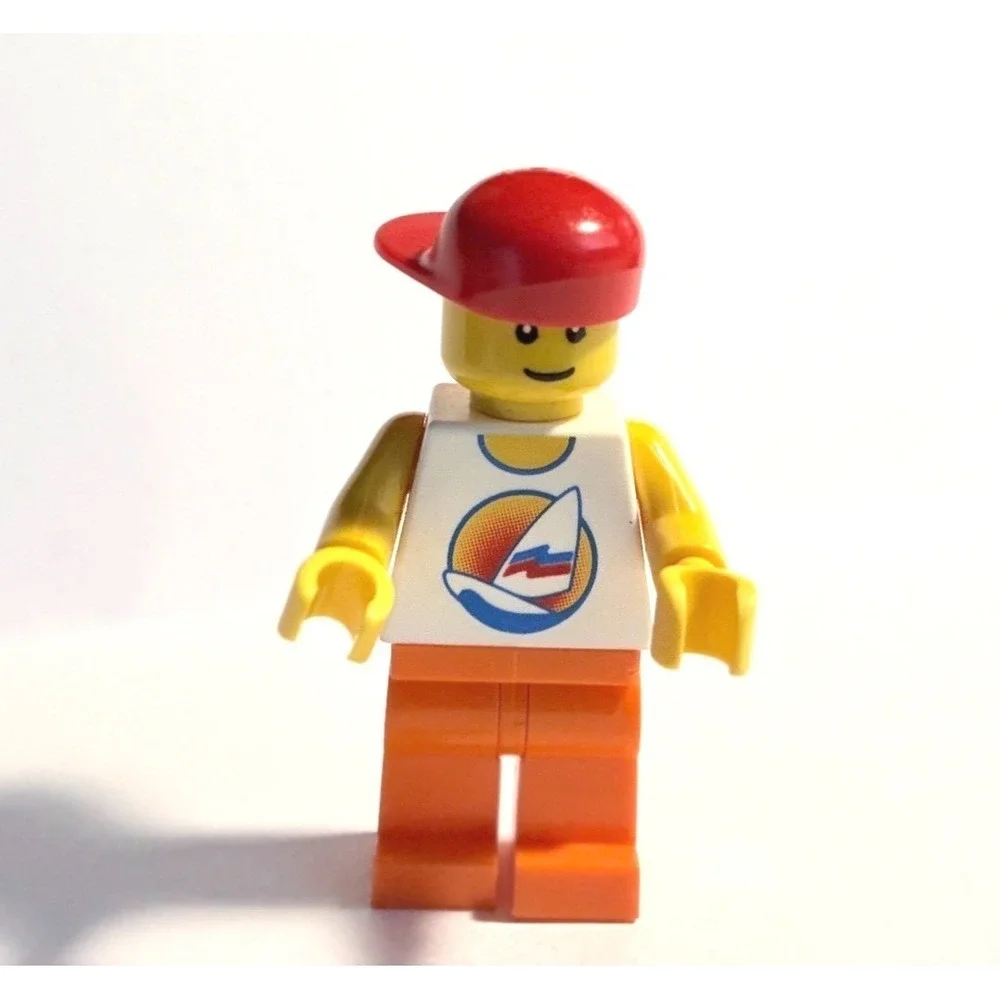 LEGO Minifigure Boy Mindstorms NXT Education Retired 2006-2012 White Tank Top